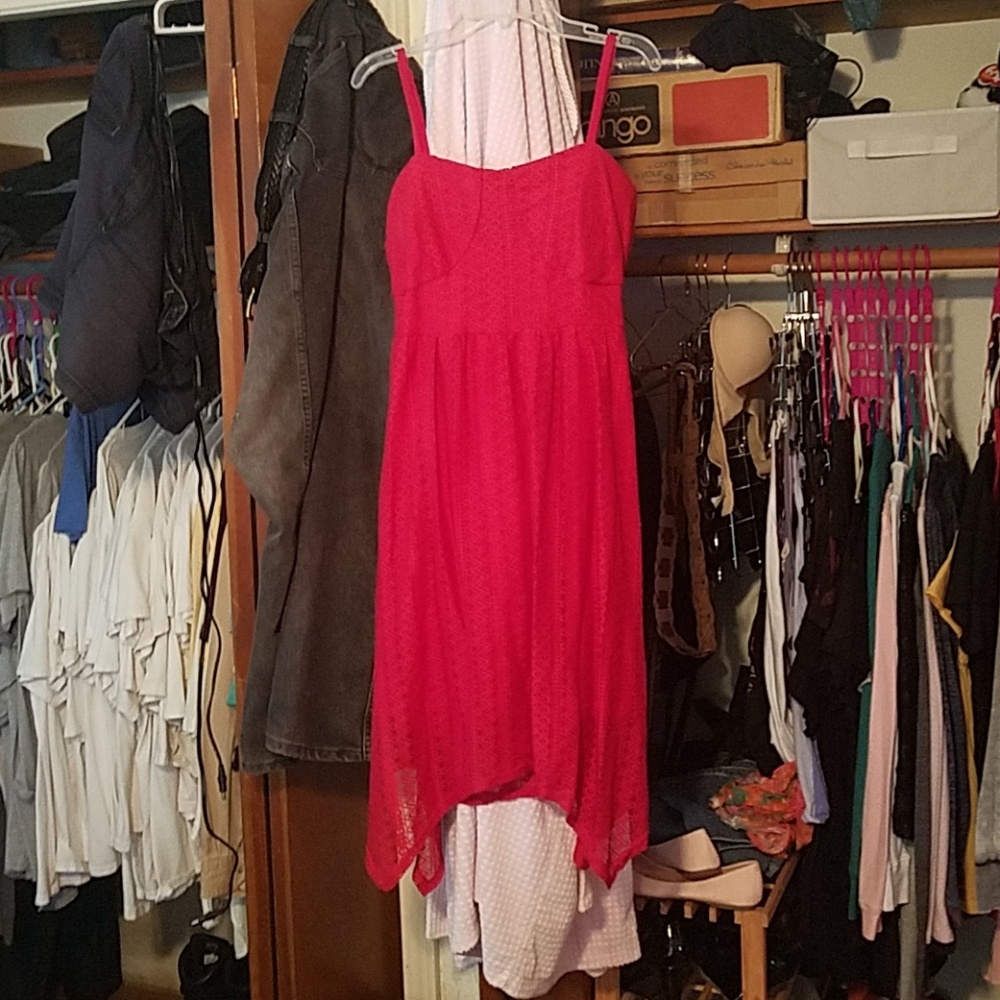 Red dress